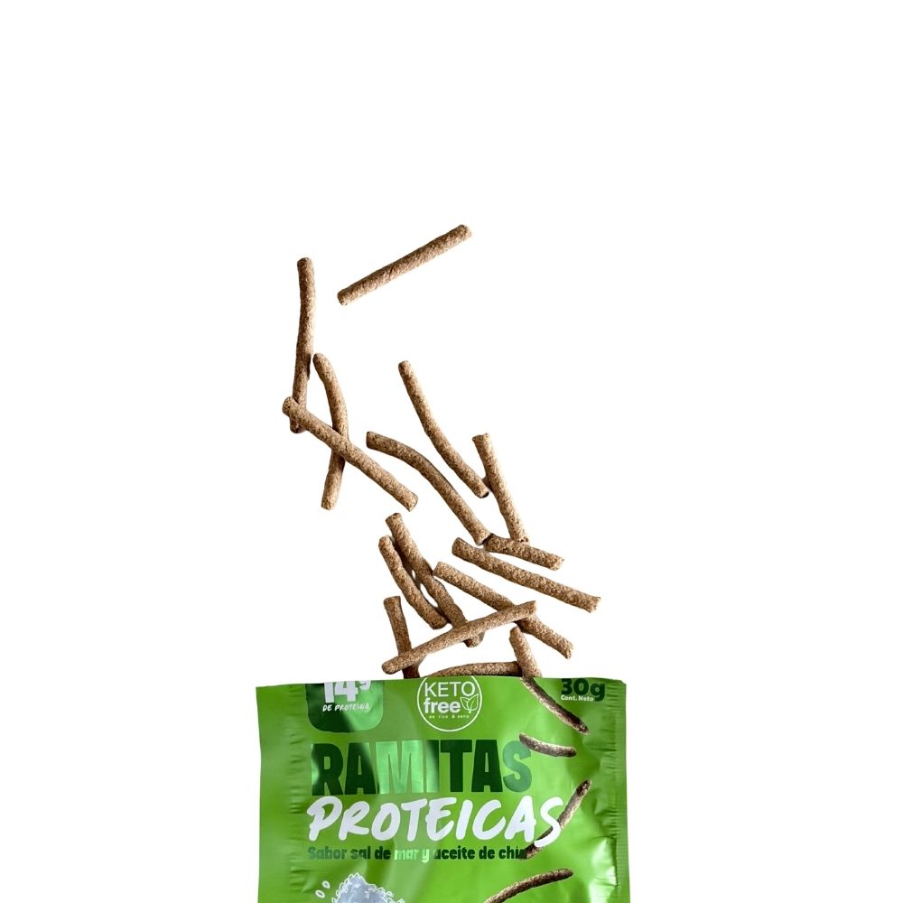 Ramitas Proteicas sabor sal de mar y aceite de chía