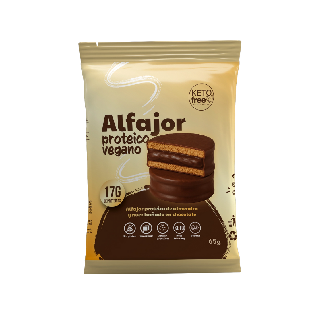 Alfajor Proteico Vegano
