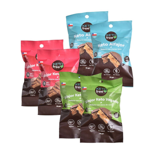 Pack 6 Alfajores Mixto