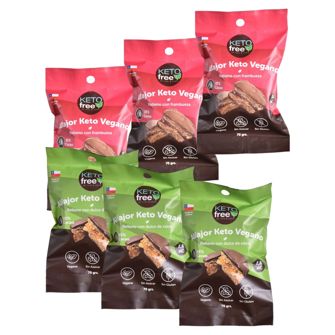 Pack 6 Alfajores - Keto Veganos