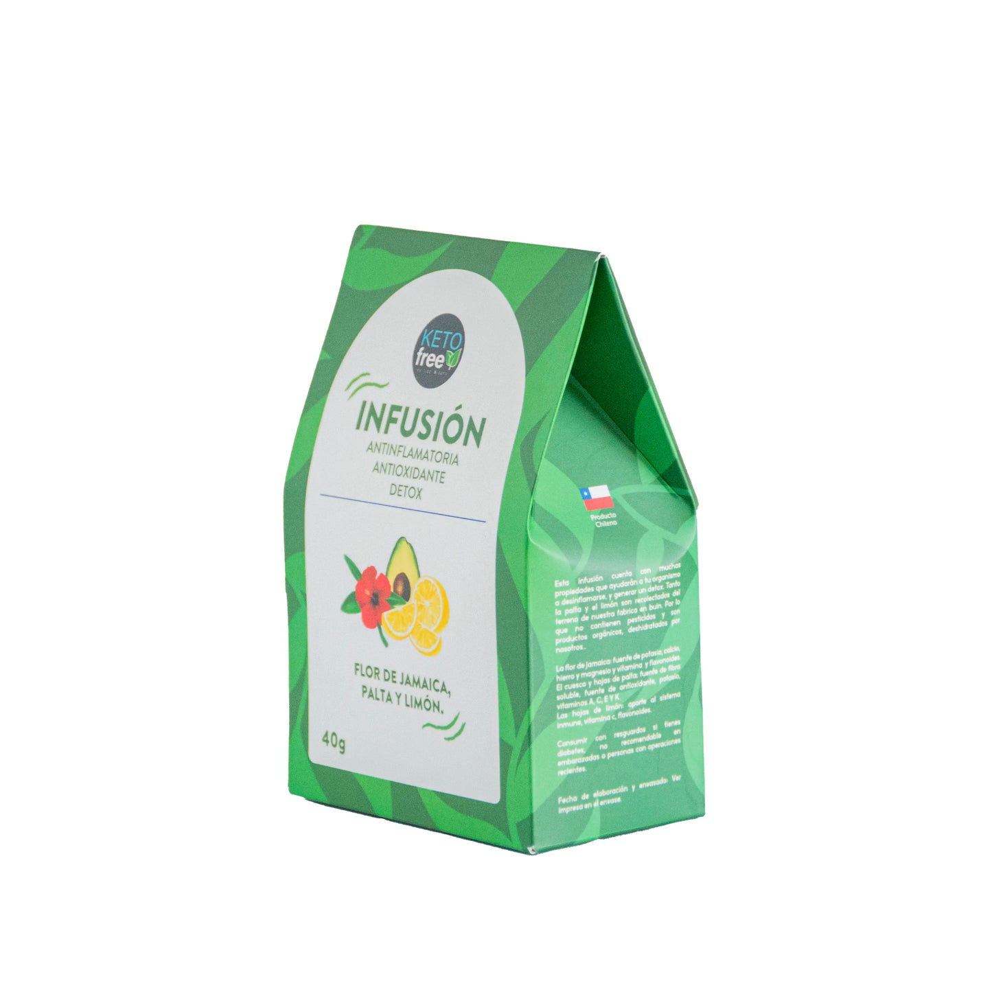 Infusión Flor de Jamaica, Palta y Limón