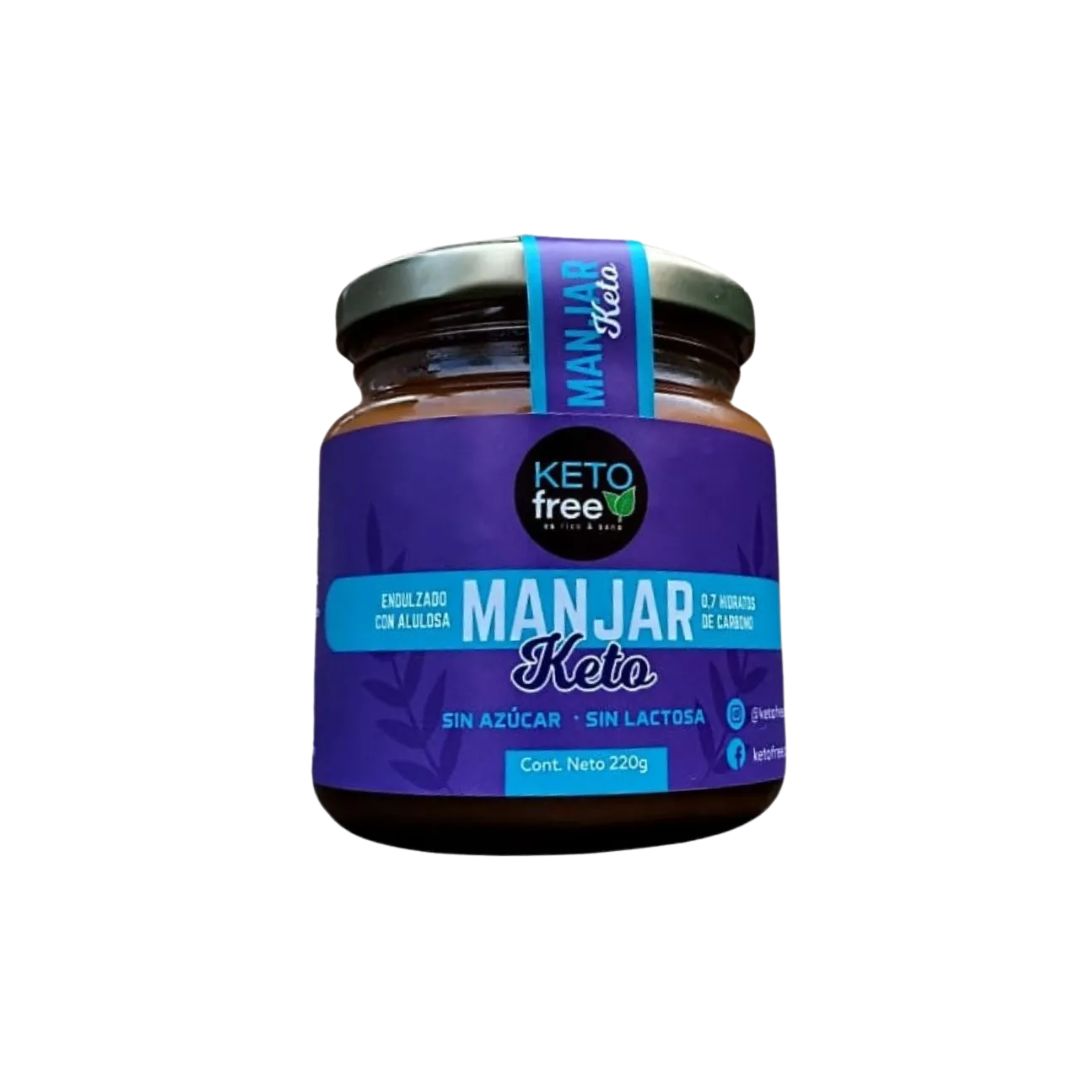Manjar keto sin lactosa