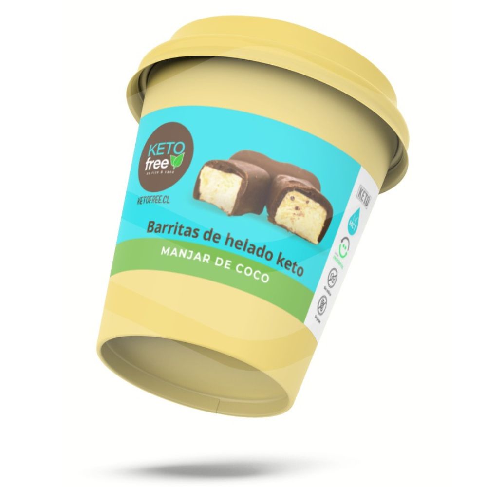 Barritas Keto heladas dulce de coco (SOLO PARA RM)